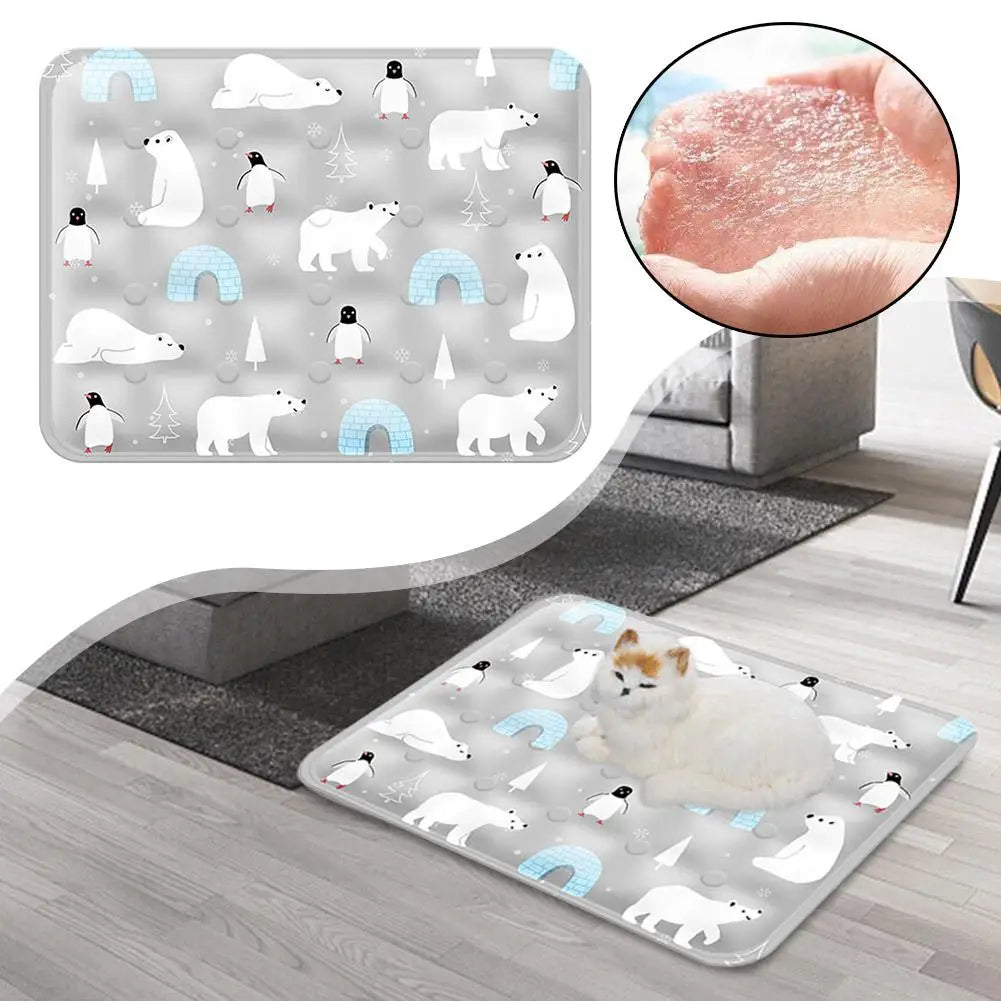 Dog Mat Cooling Summer Pad Mat For Dogs Cat Blanket Sofa Breathable Pet Dog Bed Summer Washable For Small Medium Large Dogs Car