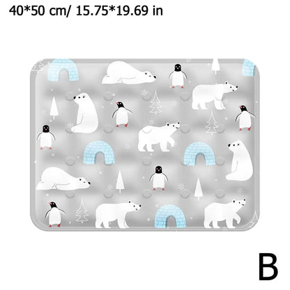 Dog Mat Cooling Summer Pad Mat For Dogs Cat Blanket Sofa Breathable Pet Dog Bed Summer Washable For Small Medium Large Dogs Car