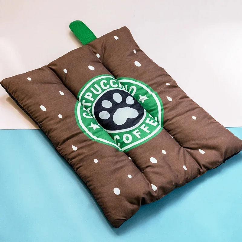 Cooling Dog Mat  Breathable Summer Ice Pad for Dogs & Cats, Washable Pet Bed