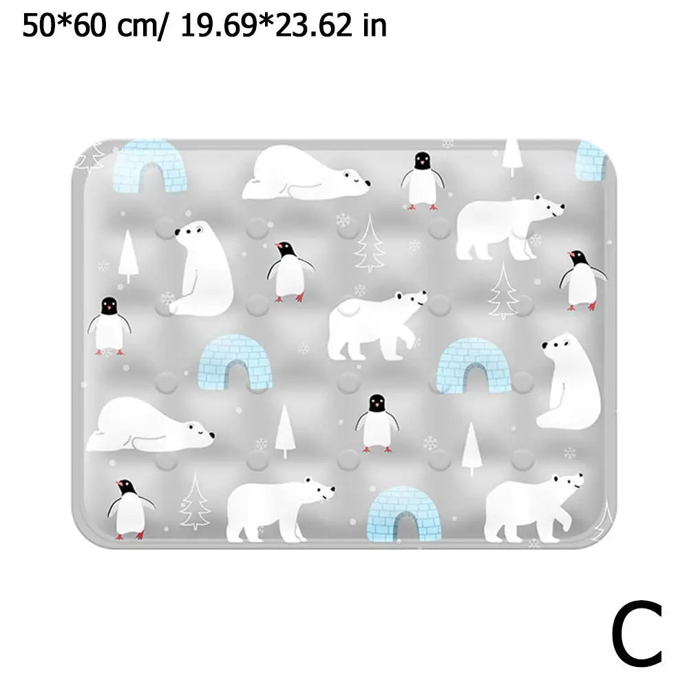 Dog Mat Cooling Summer Pad Mat For Dogs Cat Blanket Sofa Breathable Pet Dog Bed Summer Washable For Small Medium Large Dogs Car